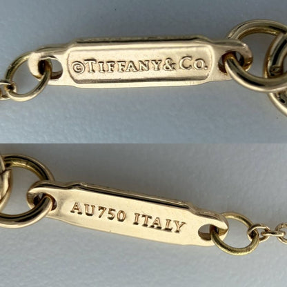 Tiffany & Co Necklace Atlas Open Diamond Pendant 18k PG 18k Pink Gold