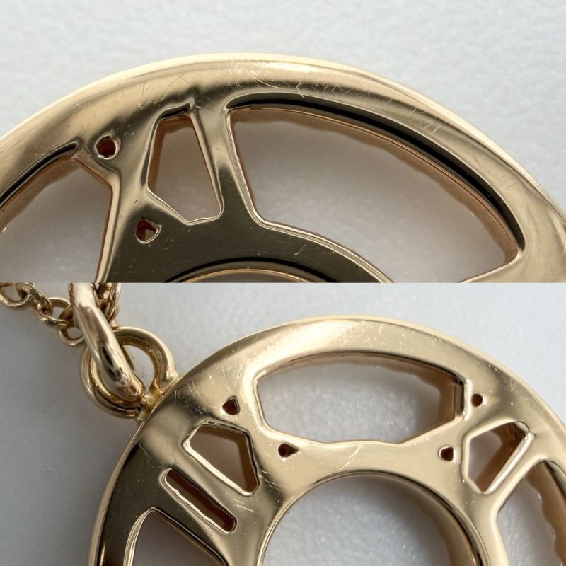 Tiffany & Co Necklace Atlas Open Diamond Pendant 18k PG 18k Pink Gold