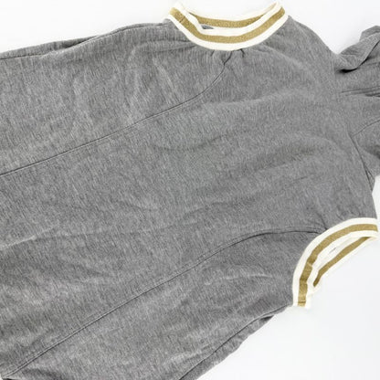 Gucci Top Sleeveless Sweatshirt V-neck M Gray Cotton Spring Summer