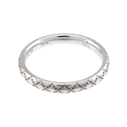 Gucci Diamantissima Ring 18k WG White Gold
