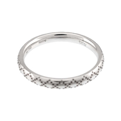Gucci Diamantissima Ring 18k WG White Gold