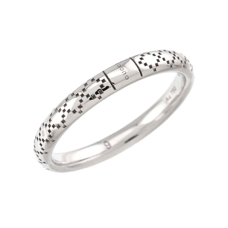 Gucci Diamantissima Ring 18k WG White Gold