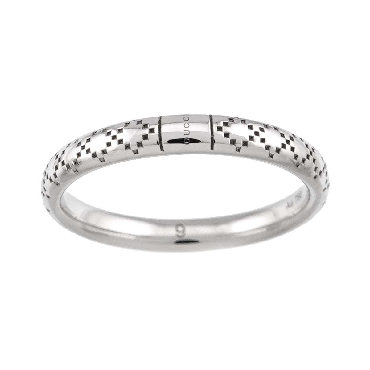 Gucci Diamantissima Ring 18k WG White Gold