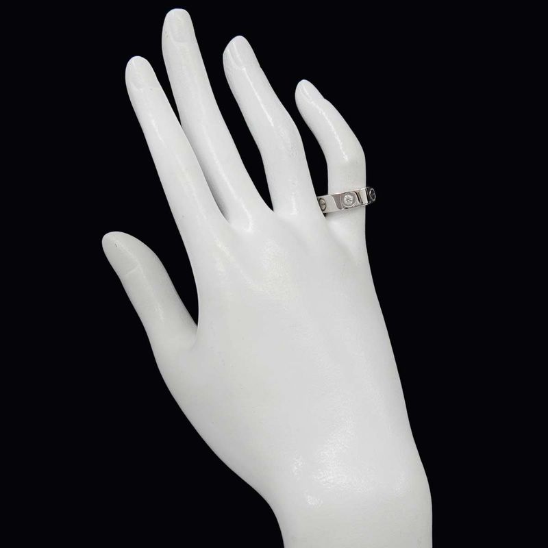 Cartier Love 48 Ring Diamond Pt Platinum