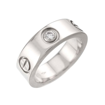 Cartier Love 48 Ring Diamond Pt Platinum