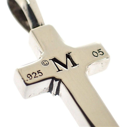 Chrome Hearts Maple Soap Collaboration Cross Charm Pendant Top Silver