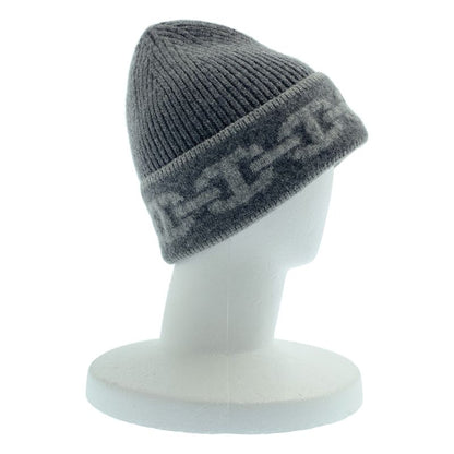 Hermes Heaven Cashmere Chaine D'ancre Motif Knit Cap L Gray Hat