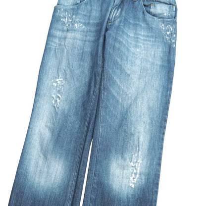 Dolce & Gabbana 16 Classic Denim Pants 46 Distressed