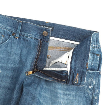 Dolce & Gabbana 16 Classic Denim Pants 46 Distressed