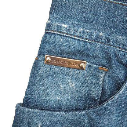 Dolce & Gabbana 16 Classic Denim Pants 46 Distressed