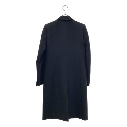 Gucci Wool Chesterfield Coat 38 Black