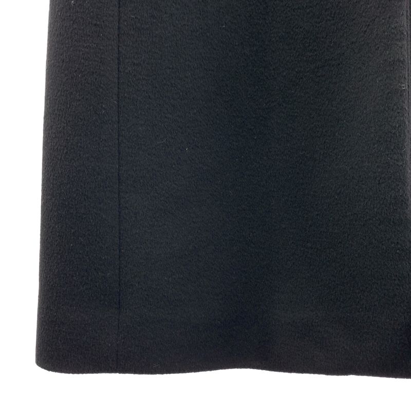 Gucci Wool Chesterfield Coat 38 Black
