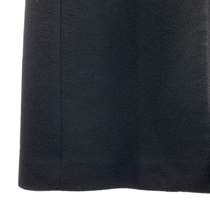 Gucci Wool Chesterfield Coat 38 Black