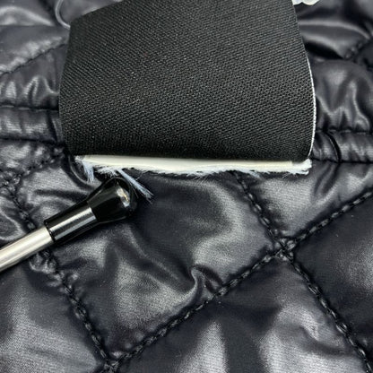 Chanel Frill Decoration CC Logo Down Jacket Black