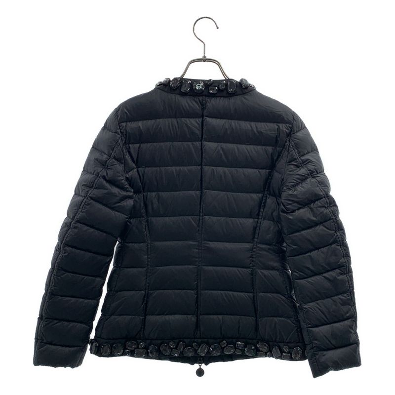 Moncler Velue Bijou Decoration Down Jacket 00 Black