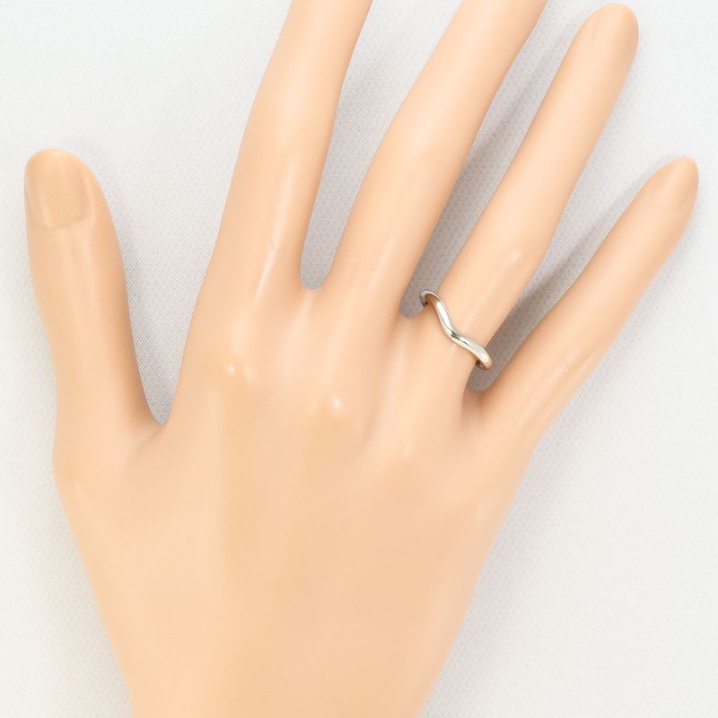 Tiffany & Co Curved Band Platinum Ring