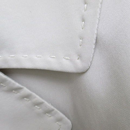 Louis Vuitton Jacket Lightweight Silk 38 White Stitch Snap Button Lining
