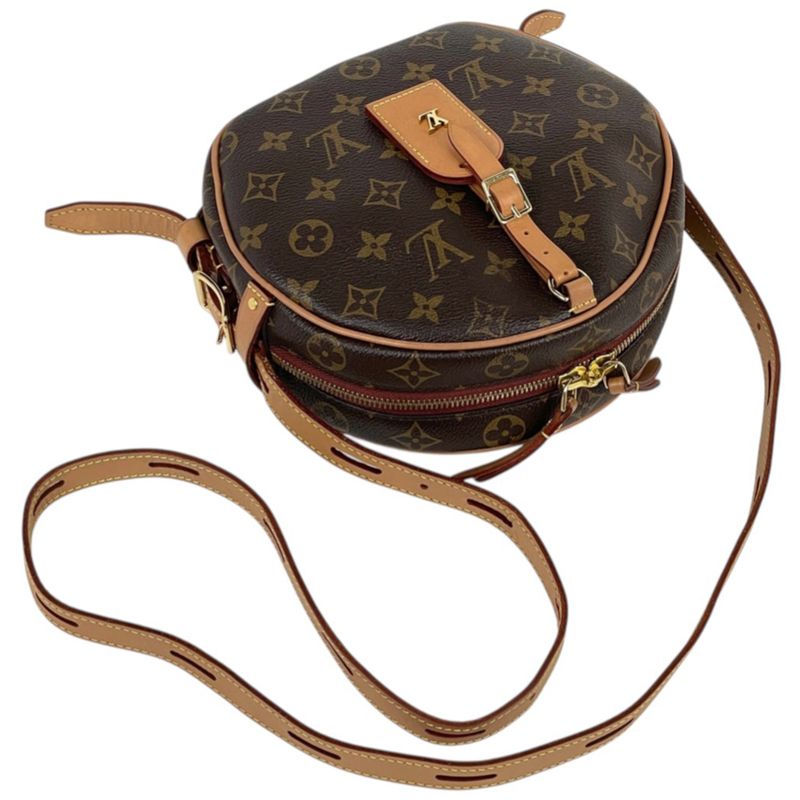 Louis Vuitton Boite Chapeau Small Shoulder Crossbody Bag Monogram Brown