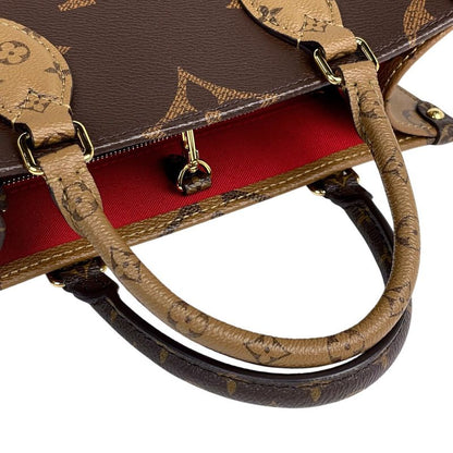 Louis Vuitton on the Go PM 2-Way Shoulder Bag Monogram Reverse Brown