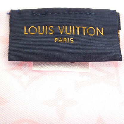 Louis Vuitton Bandeau BB Rising Confidential Scarf Silk Pink Blue Monogram