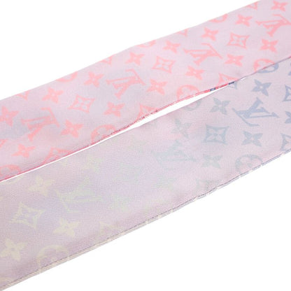 Louis Vuitton Bandeau BB Rising Confidential Scarf Silk Pink Blue Monogram