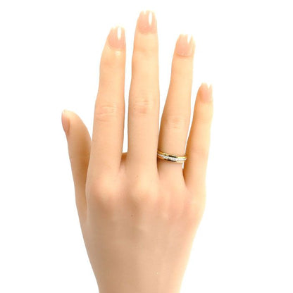 Cartier 18k Yellow Gold PG WG Vendome Ring Diamond 49