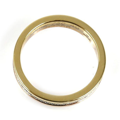 Cartier 18k Yellow Gold PG WG Vendome Ring Diamond 49