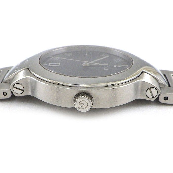 Gucci Watch Sunray Gray Dial Date SS Quartz Analog