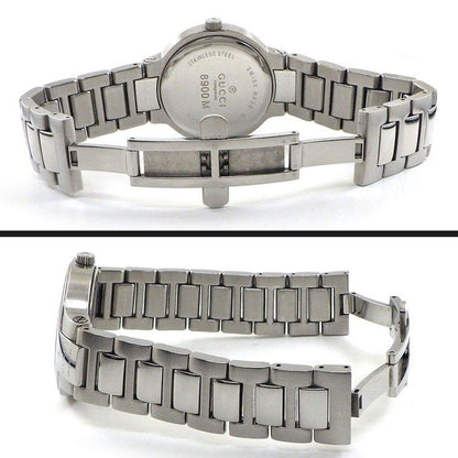 Gucci Watch Sunray Gray Dial Date SS Quartz Analog