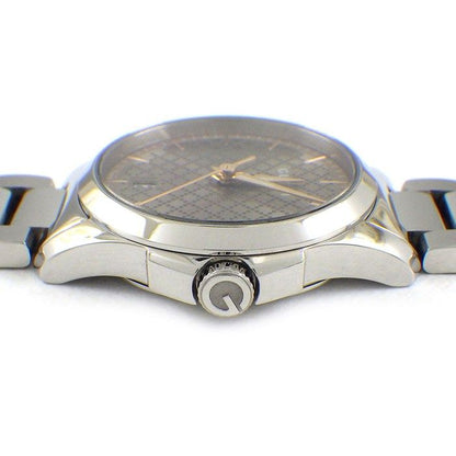 Gucci Watch Timeless 126.5 Brown Dial Date SS Quartz Analog