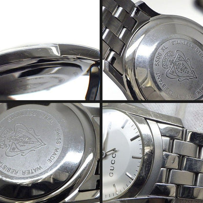 Gucci Watch Class Silver Dial Date SS Quartz Analog