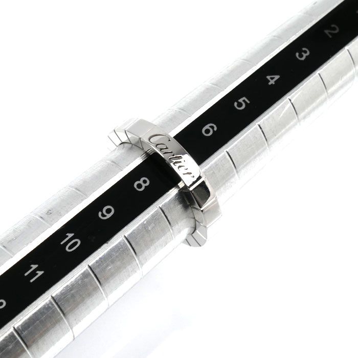 Cartier 18k White Gold Lanier Ring Diamond 47
