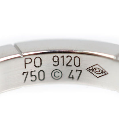 Cartier 18k White Gold Lanier Ring Diamond 47