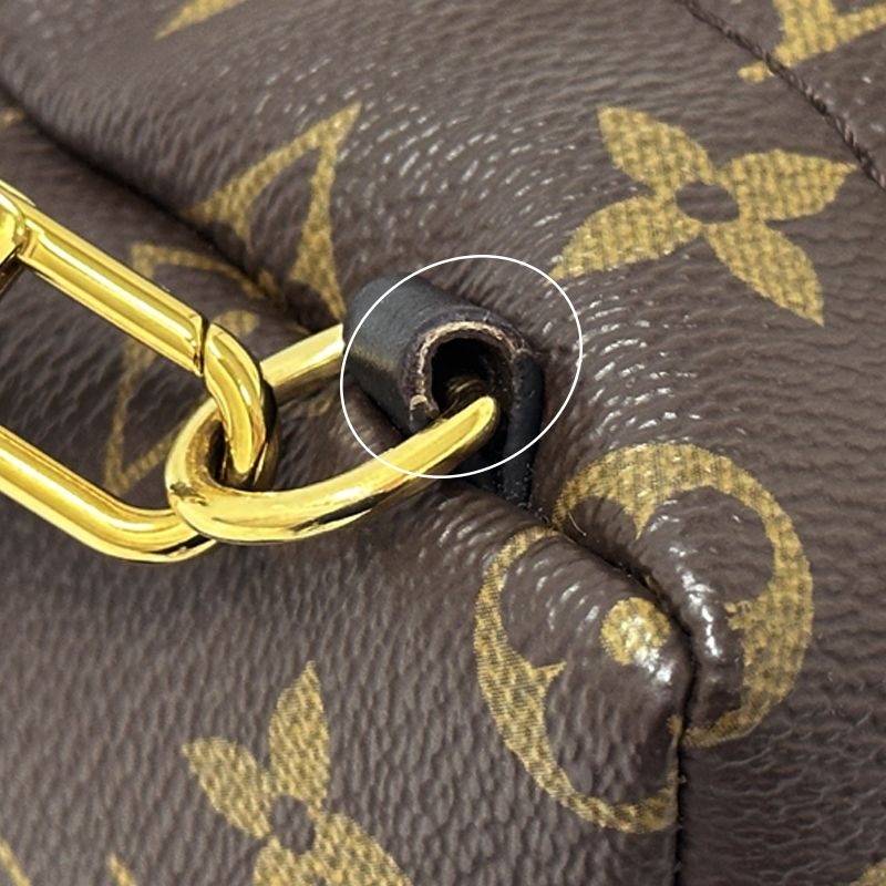 Louis Vuitton Monogram Backpack Palm Spring Mini Brown Black Compact