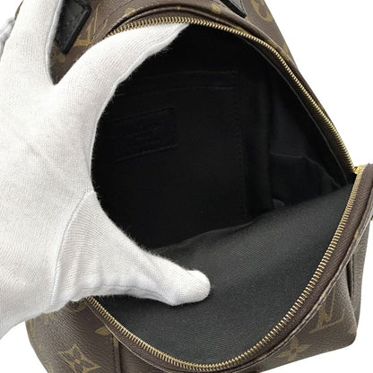 Louis Vuitton Monogram Backpack Palm Spring Mini Brown Black Compact