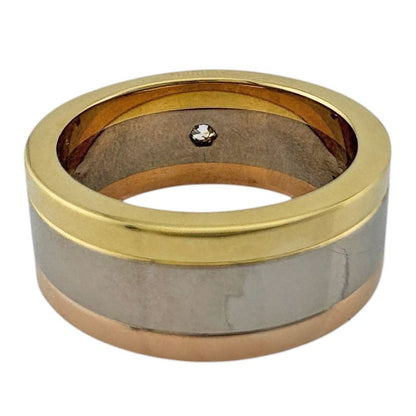 Cartier Trinity Wedding Ring 18k Yellow Gold Diamond