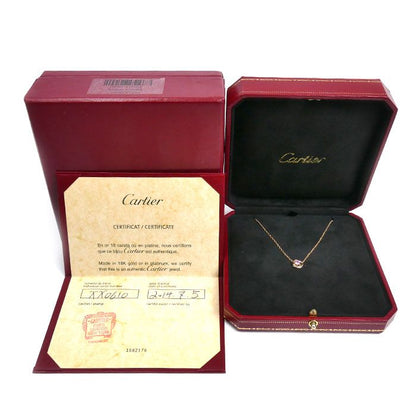 Cartier 18k Pink Gold 18k Yellow 18k White Trinity Necklace Sapphire