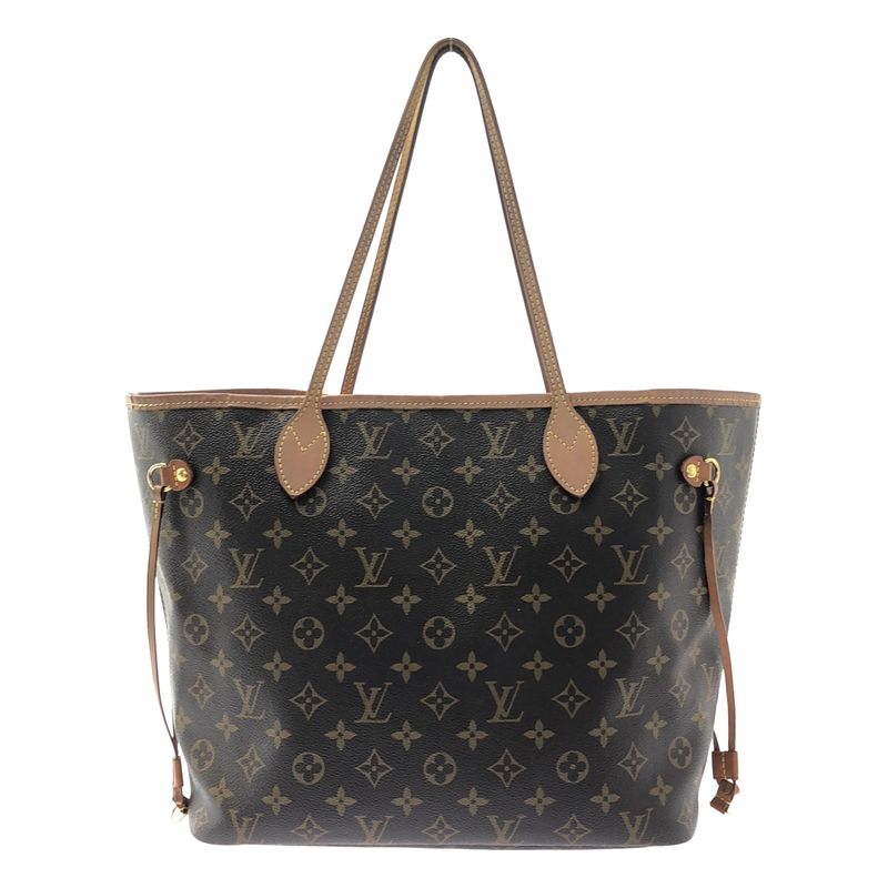 Louis Vuitton Neverfull MM Monogram Tote Brown