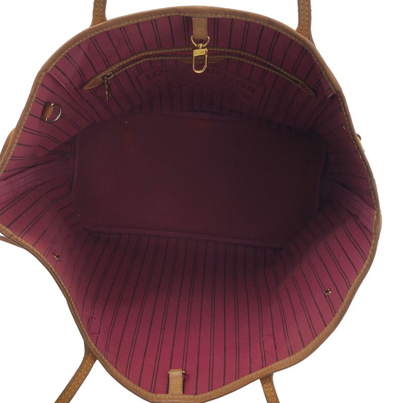 Louis Vuitton Neverfull MM Monogram Tote Brown