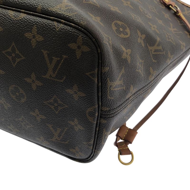 Louis Vuitton Neverfull MM Monogram Tote Brown