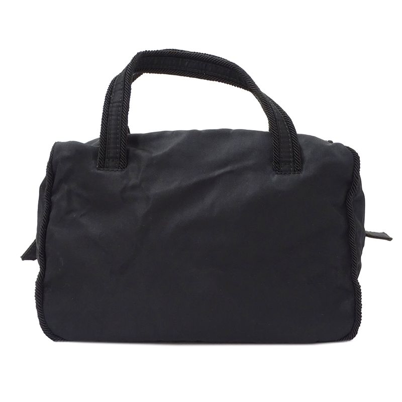 Prada Bag Handbag Tessuto Nylon Beads Black Going Out Adult Simple