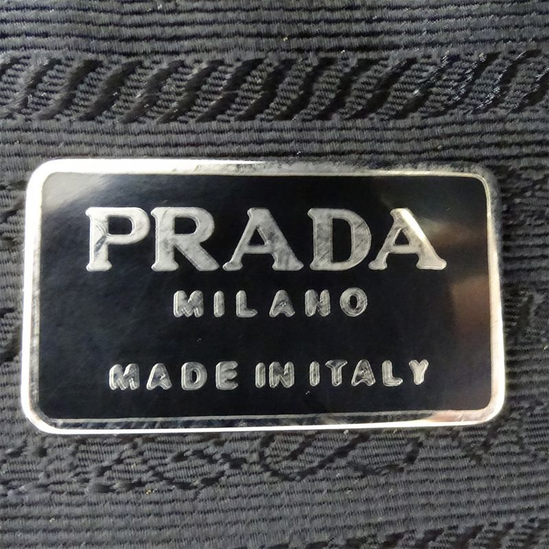 Prada Bag Handbag Tessuto Nylon Beads Black Going Out Adult Simple