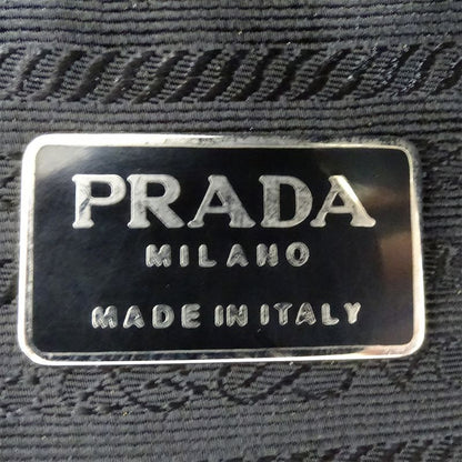 Prada Bag Handbag Tessuto Nylon Beads Black Going Out Adult Simple