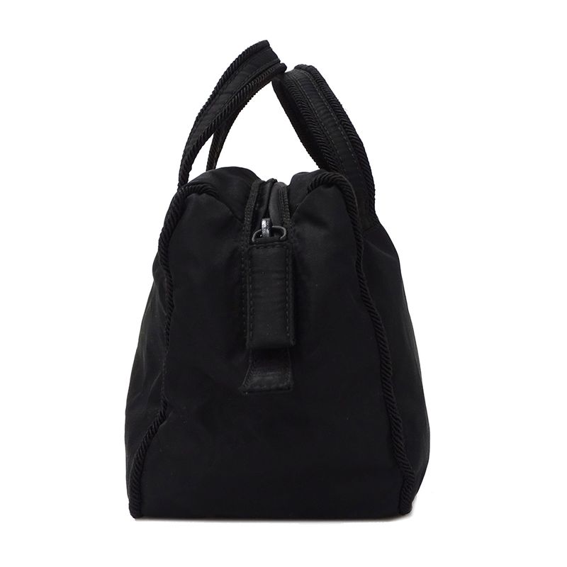 Prada Bag Handbag Tessuto Nylon Beads Black Going Out Adult Simple