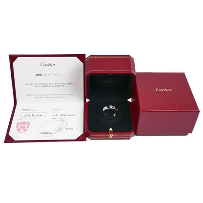 Cartier 18k White Gold Love Ring Half Diamond . 63