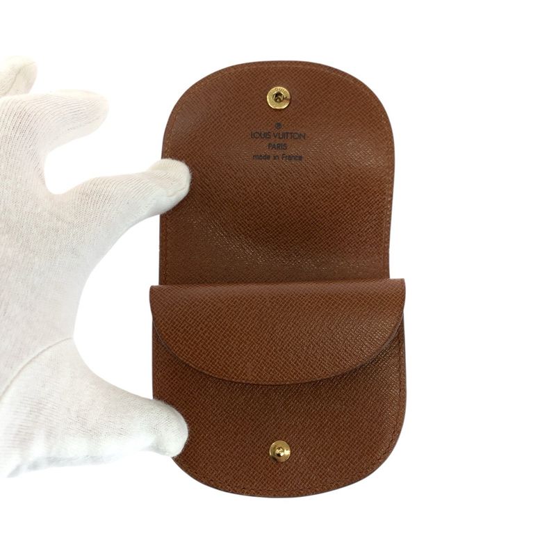 Louis Vuitton Monogram Porte-Monnaie Guse Brown Coin Purse