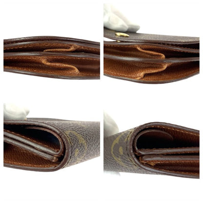 Louis Vuitton Monogram Porte-Monnaie Guse Brown Coin Purse
