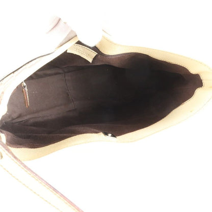 Gucci GG Canvas Leather Shoulder Bag Tote Hand Rem