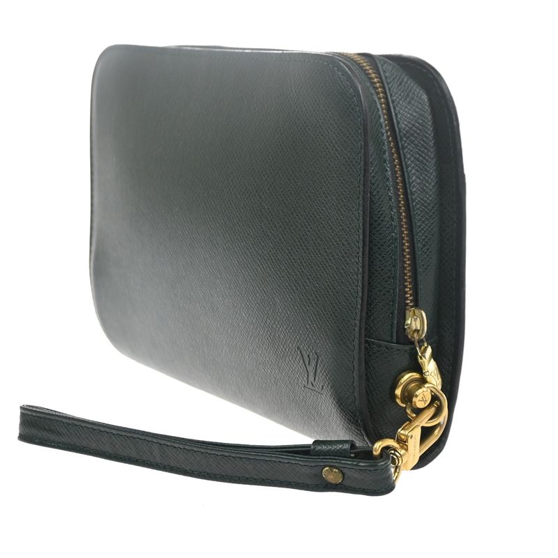Louis Vuitton Baikal Clutch Taiga Leather