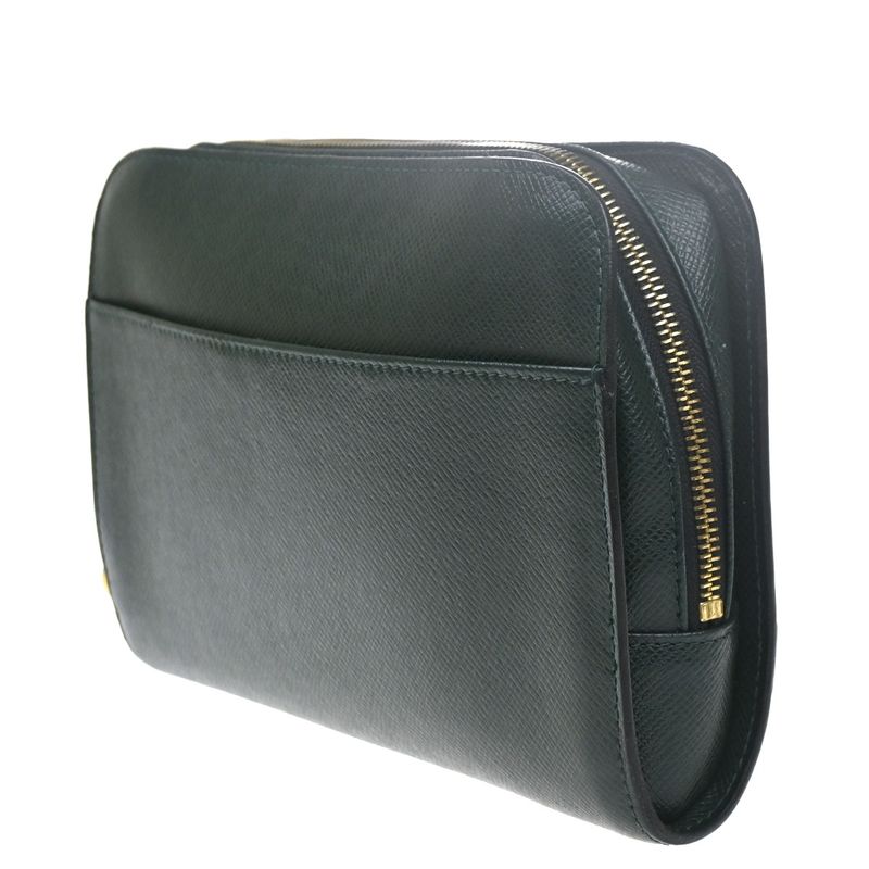 Louis Vuitton Baikal Clutch Taiga Leather